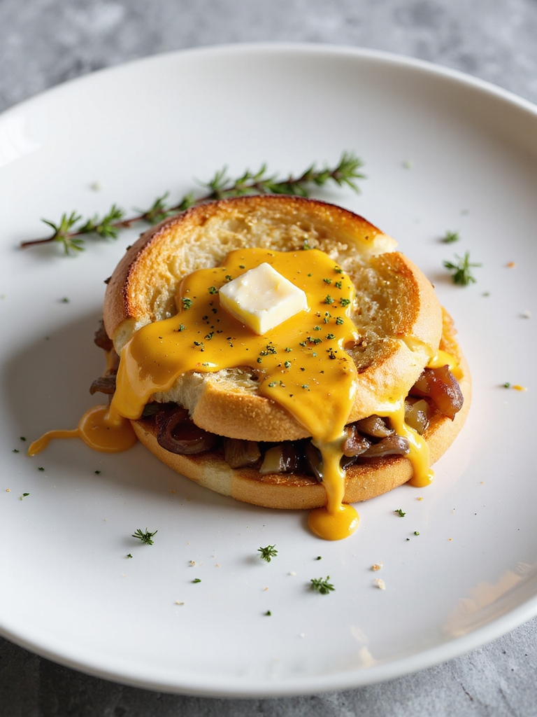 caramelized onion cheddar air fry