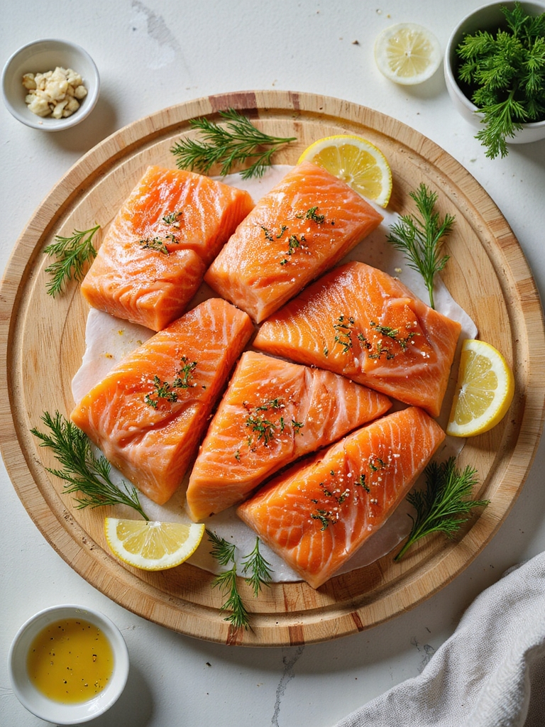 center cut skin on grilled salmon