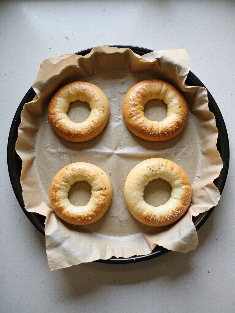 chewy small batch quick bagels