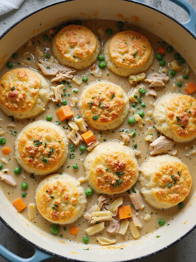 chicken and dumplings noodle casserole