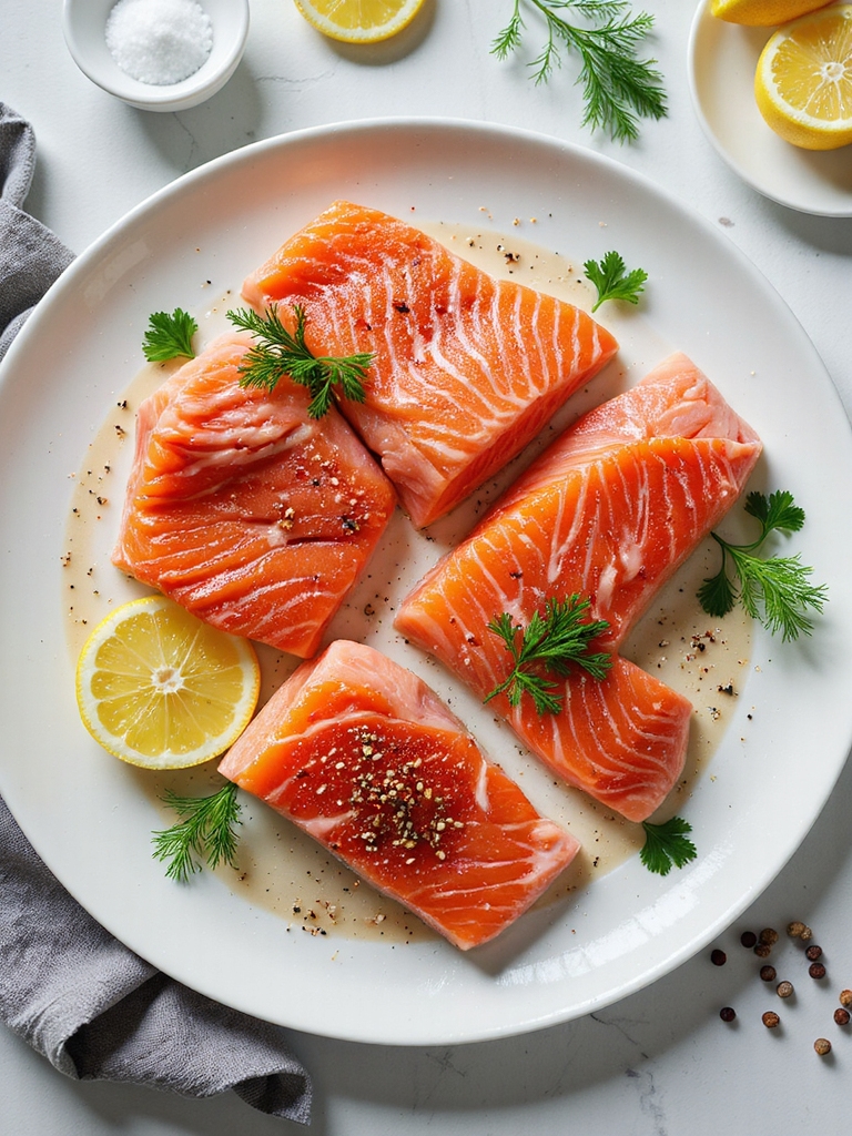 choose fresh properly portioned salmon