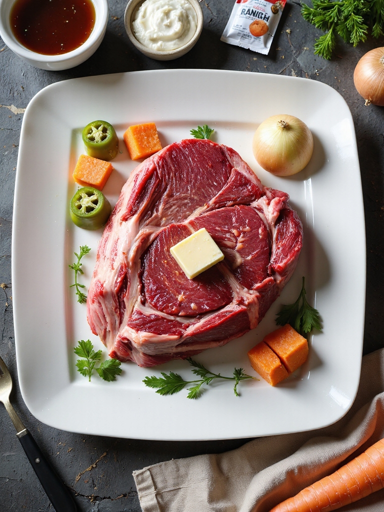 chuck roast mississippi style pressure cooked