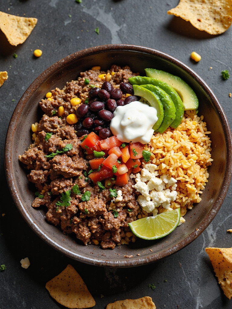 cilantro lime beef bowls