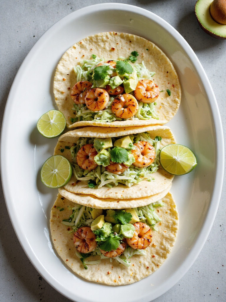 cilantro lime marinated seared shrimp