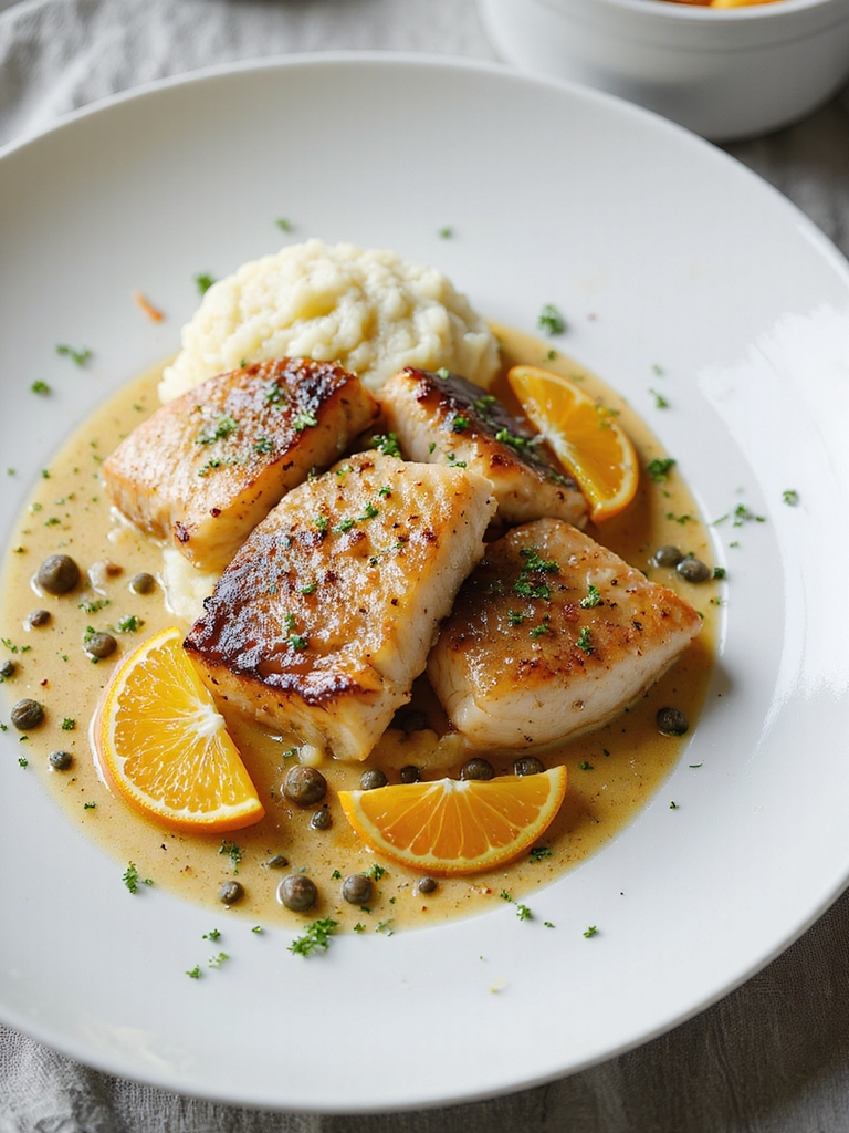 citrus caper sole piccata