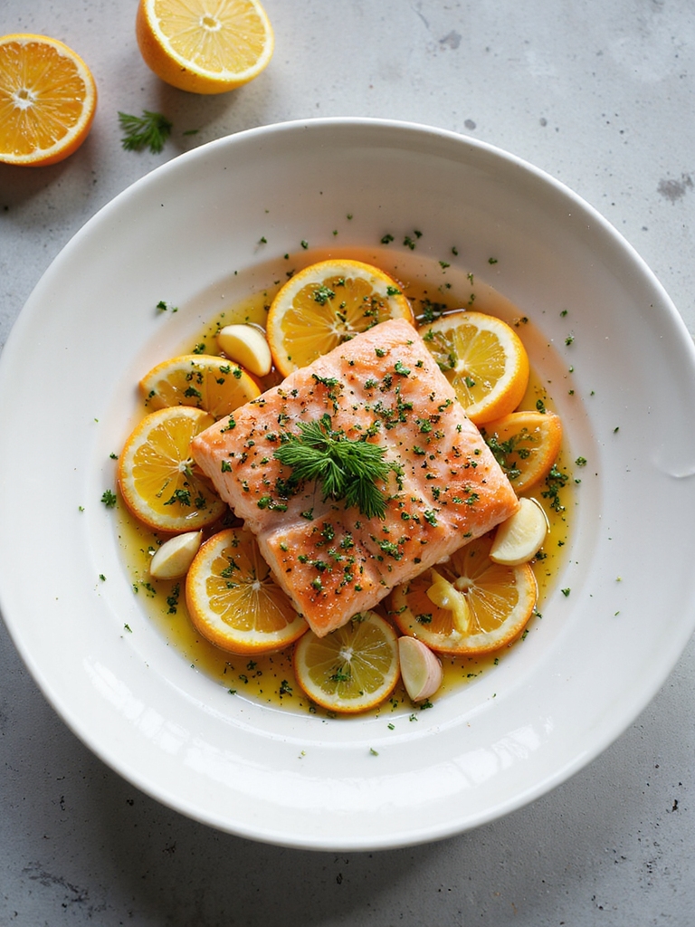 citrus herb marinated salmon recipe