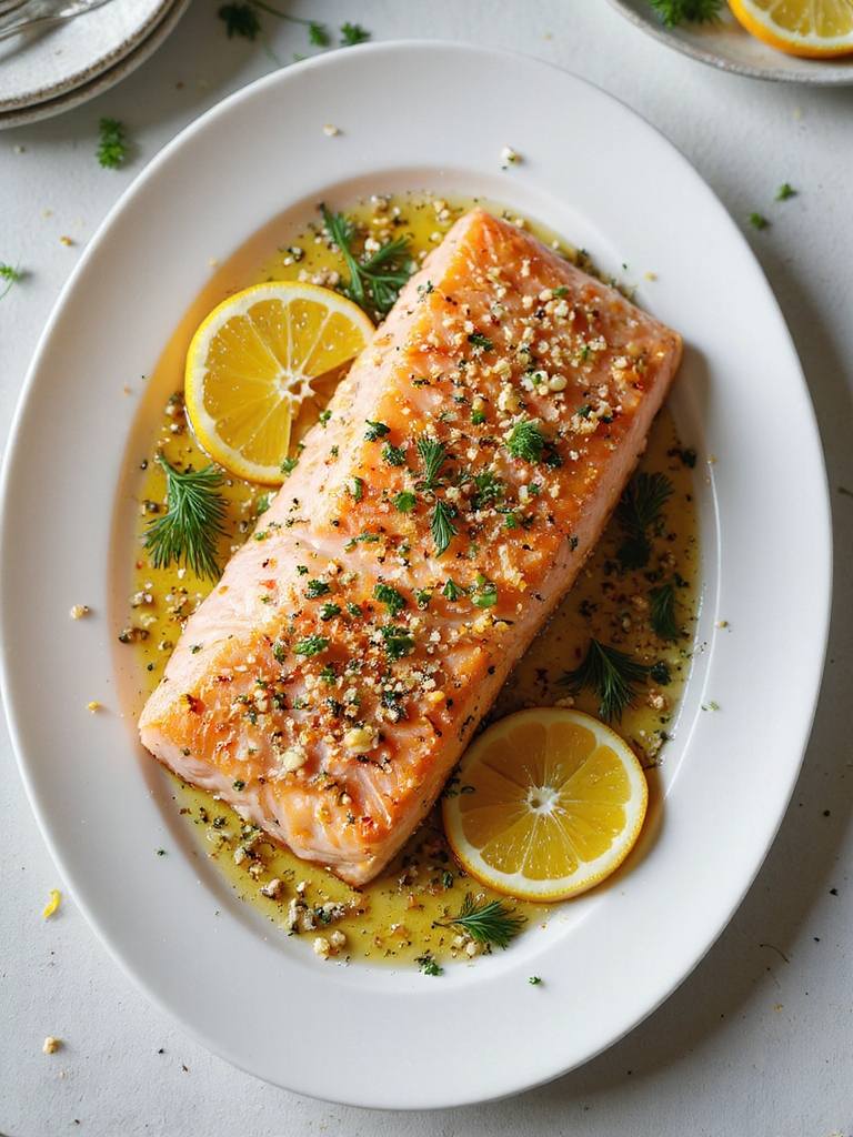 citrus herb roasted salmon recipe