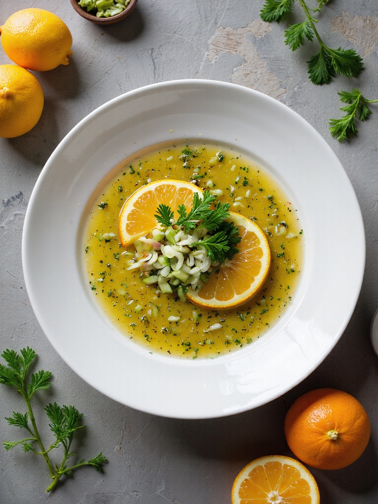 citrus herbed seafood pasta salad