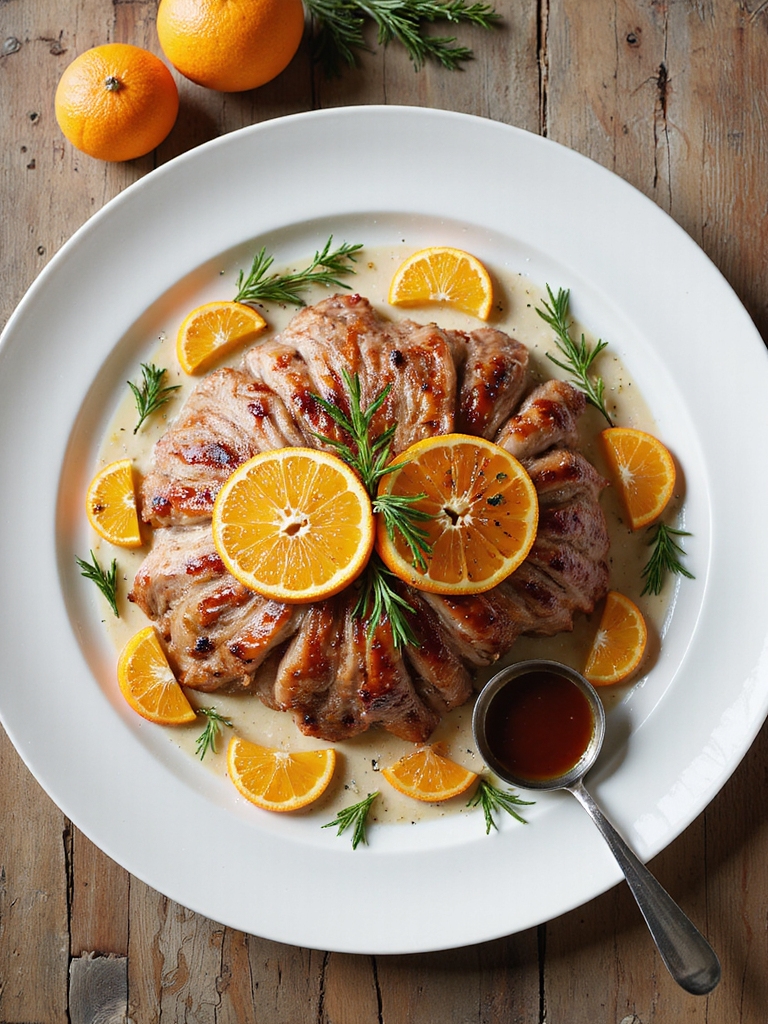 citrus rosemary seared tenderloin tips