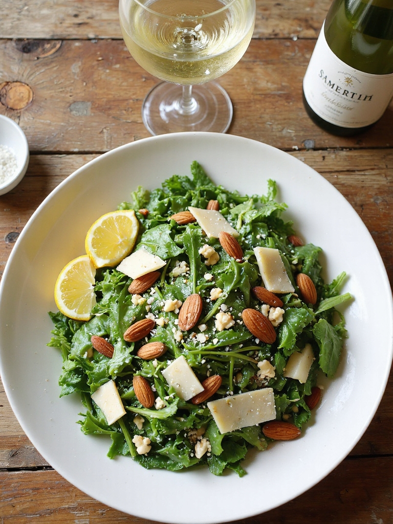 citrusy arugula fennel salad
