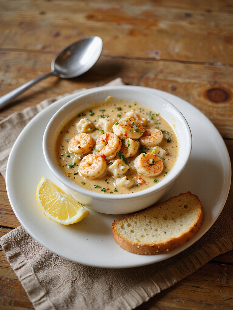 classic rich seafood newburg