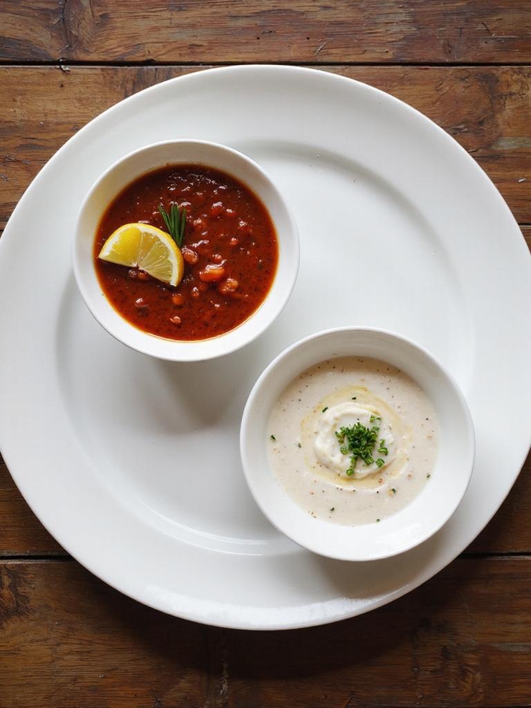cocktail and horseradish sauces