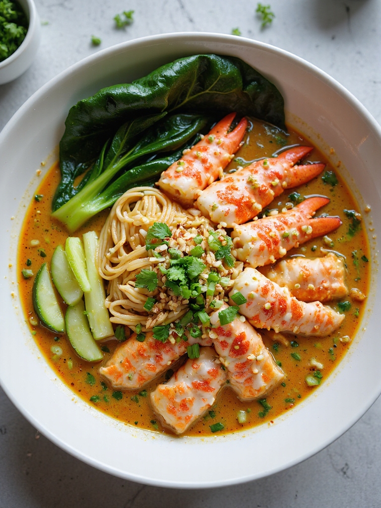 coconut curry lobster ramen