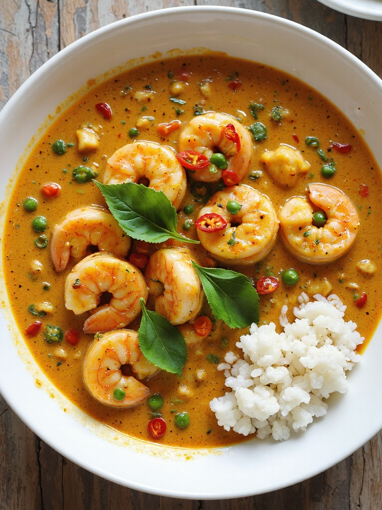 coconut curry shrimp mealprep