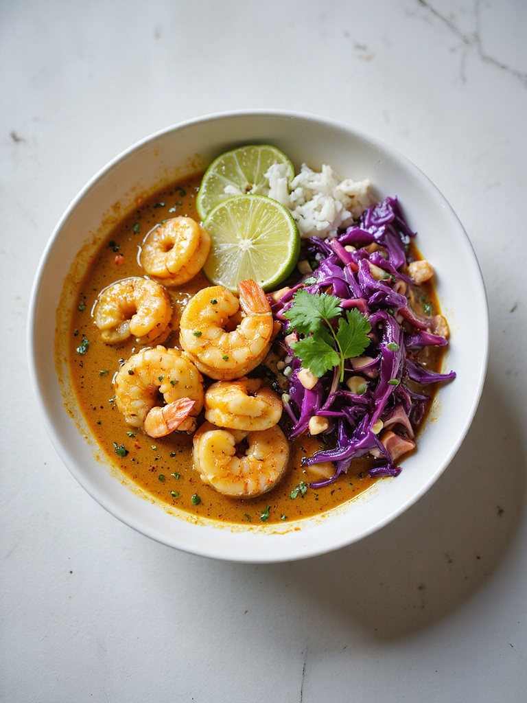 coconut curry shrimp tacos