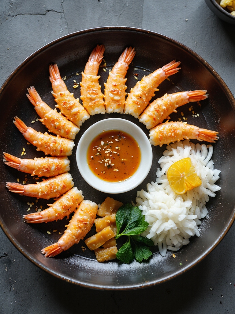 cold crisp shrimp tempura craftsmanship