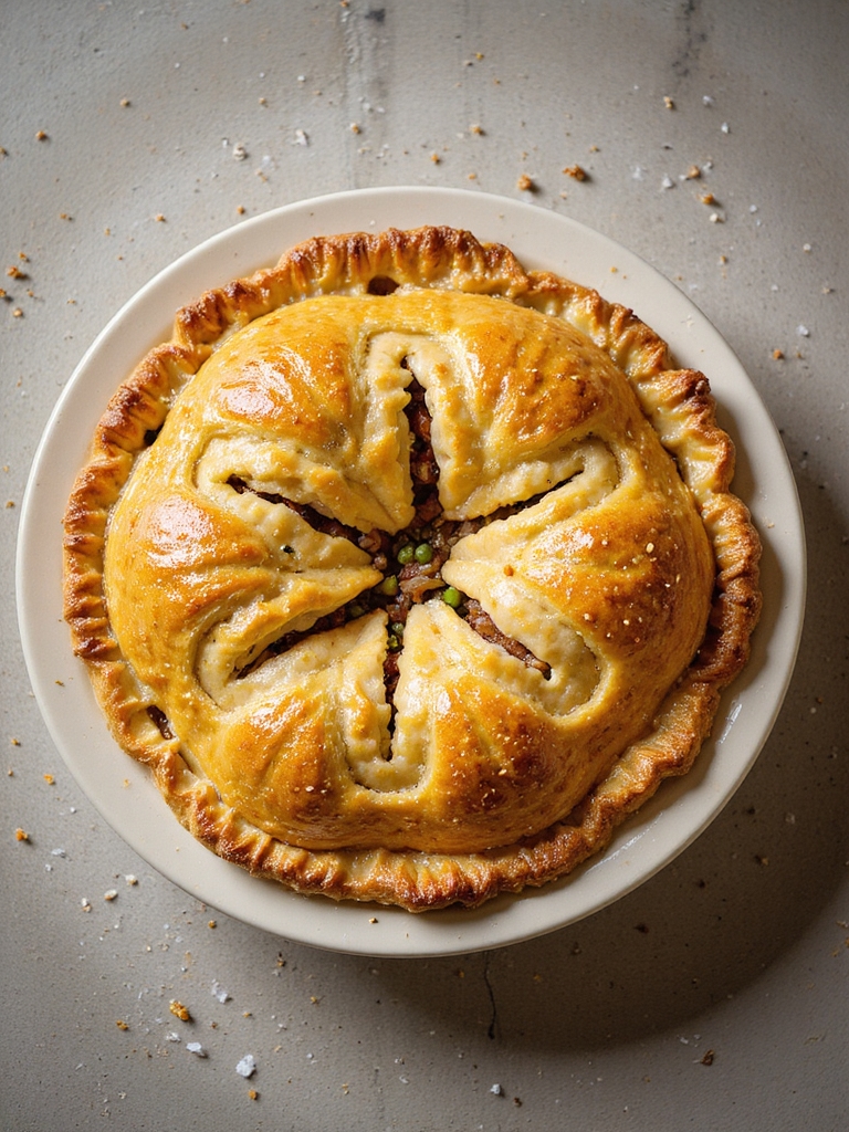 corned beef mustard cream pie