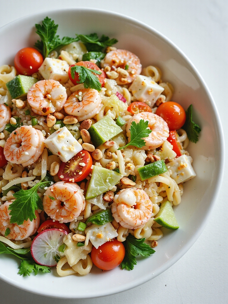crab and shrimp pasta