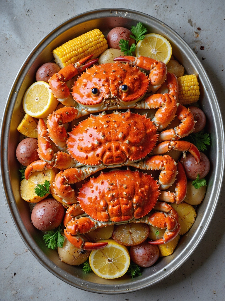 crab legs corn old bay