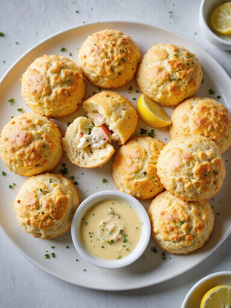 crab stuffed cheddar bay biscuits