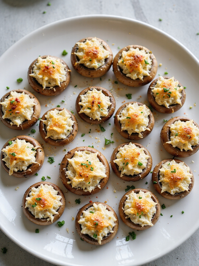 crab stuffed mushroom appetizer recipe