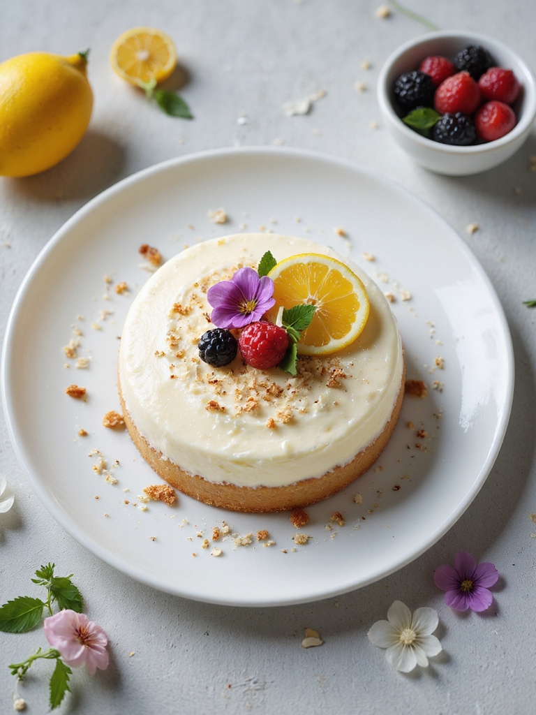 cream cheese and lemon glaze