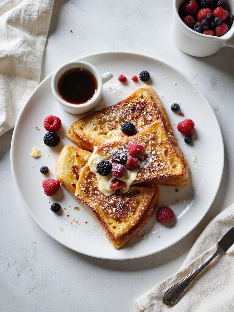 cream cheese berry stuffed french toast