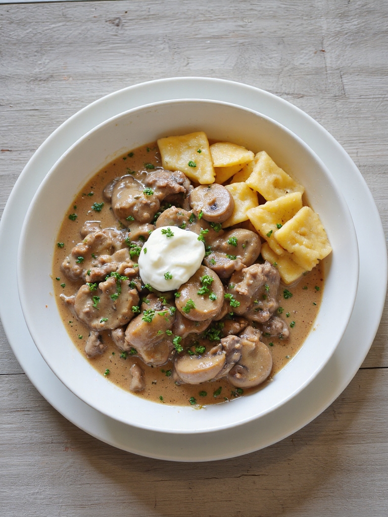 creamy beef stroganoff alternative