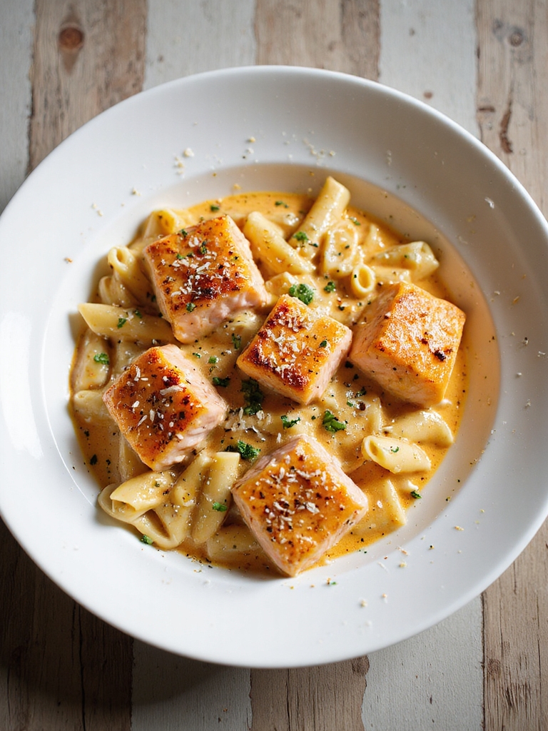 creamy cajun salmon pasta