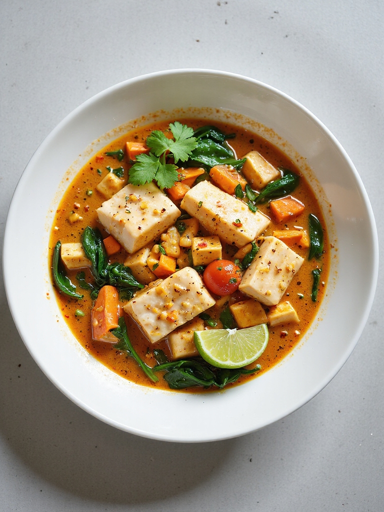 creamy coconut curry fish stew