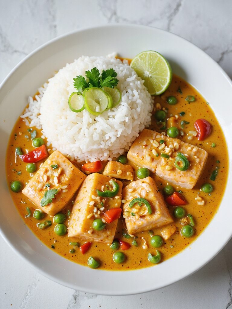 creamy coconut curry salmon