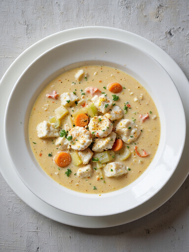 creamy flavorful fresh crab soup