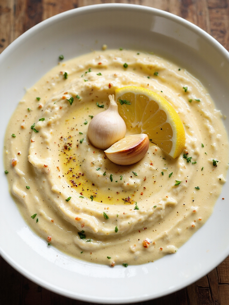 creamy lemon garlic aioli