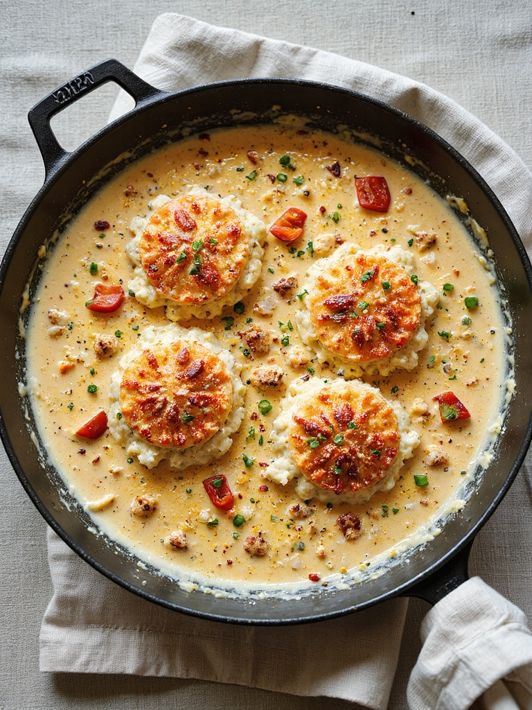 creamy low carb crab imperial