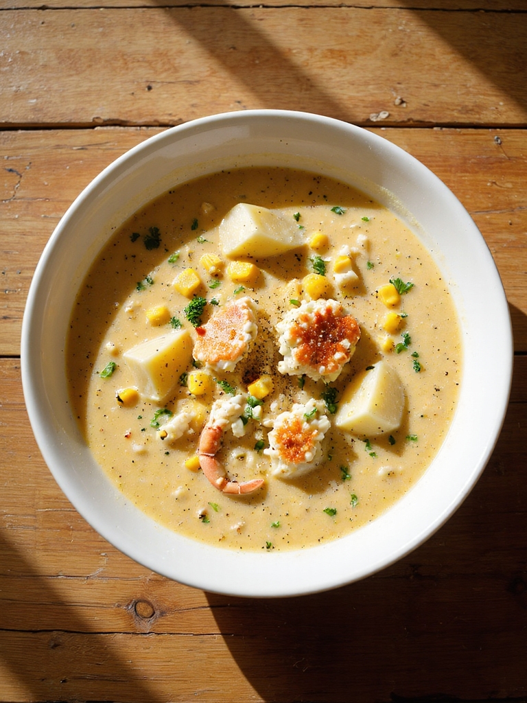 creamy lump crab corn