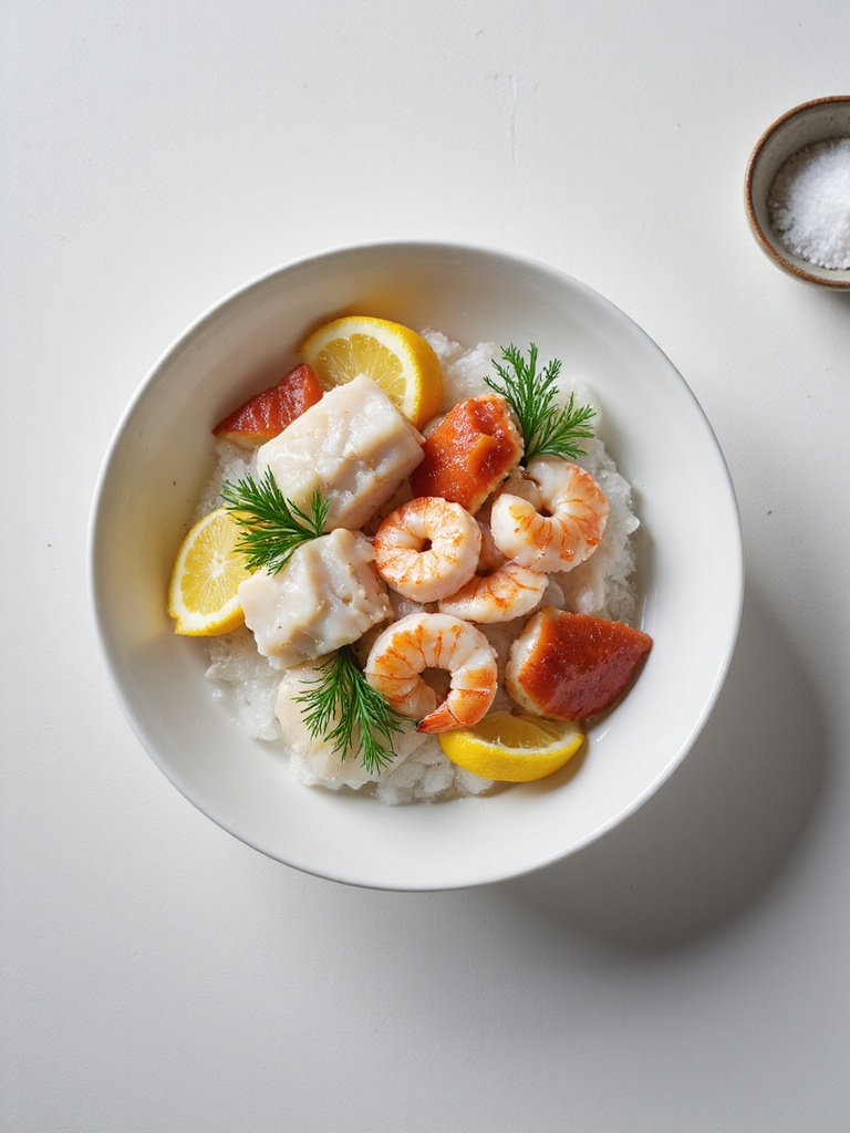 creamy mixed seafood casserole