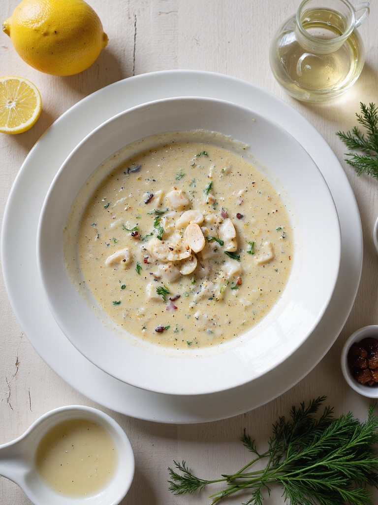 creamy seafood stock based sauce