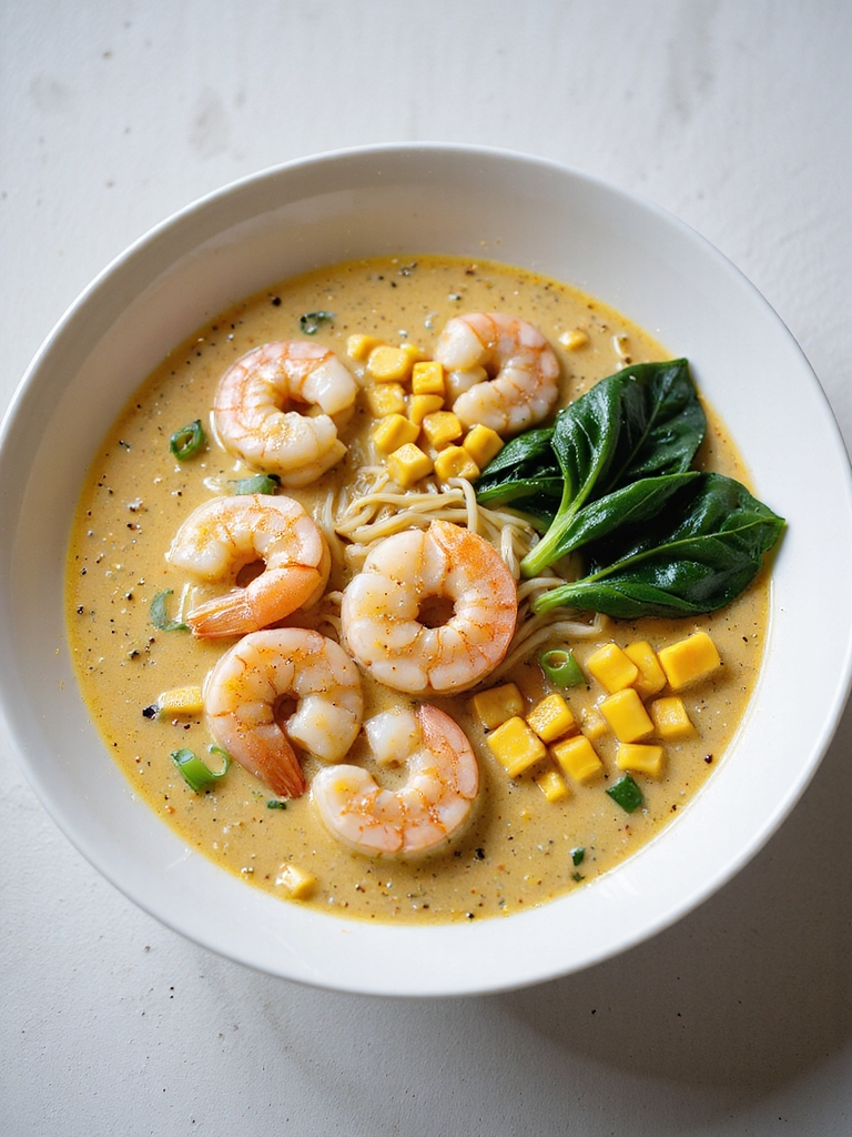 creamy sweet corn ramen