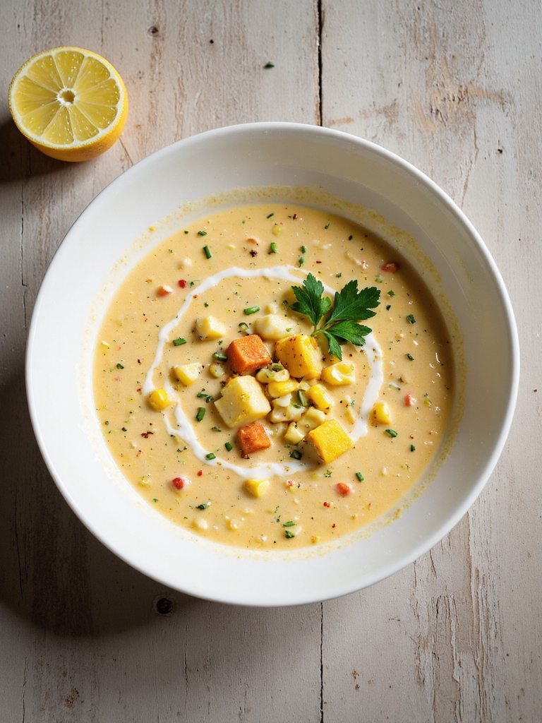 creamy sweet crab corn