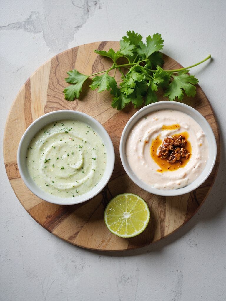 creamy tangy chipotle cilantro sauces