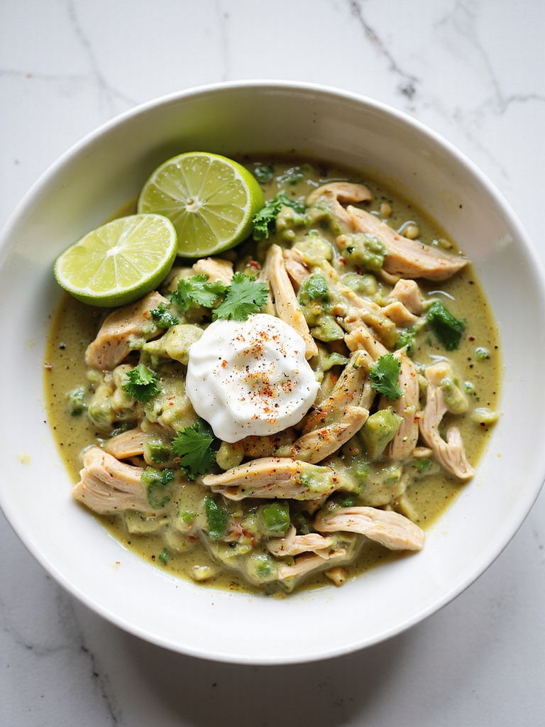 creamy tangy salsa verde chicken