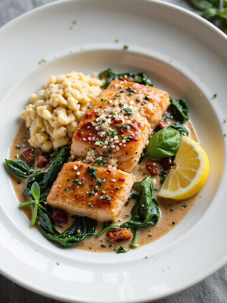 creamy tuscan salmon recipes