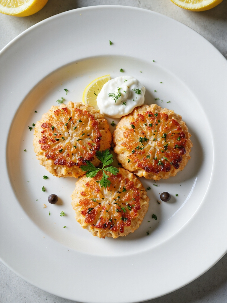 crisp chilled salmon patties