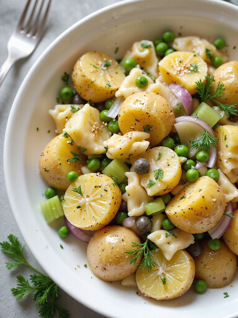 crisp colorful summer picnic salads
