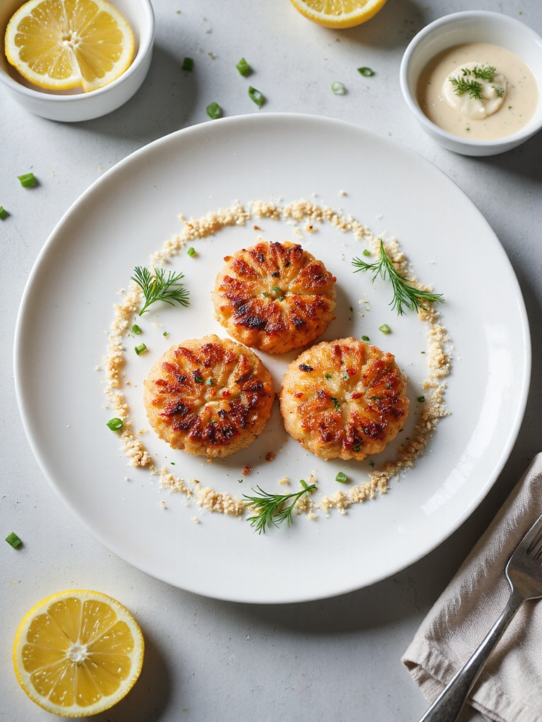 crisp moist salmon cakes