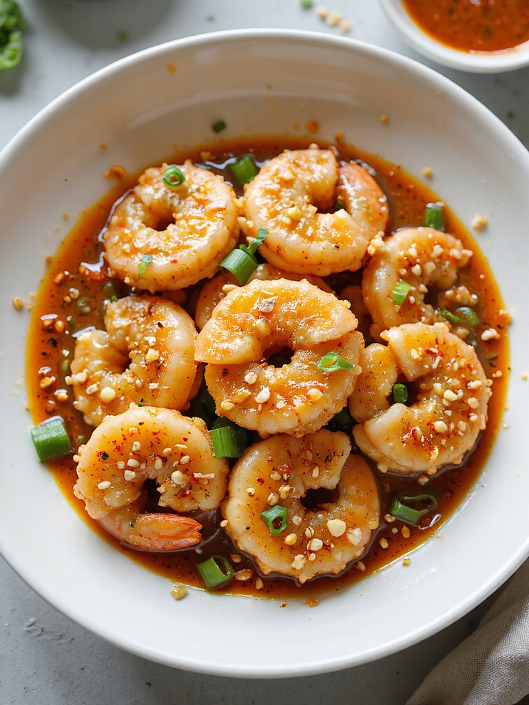 crisp saucy balanced dynamite shrimp