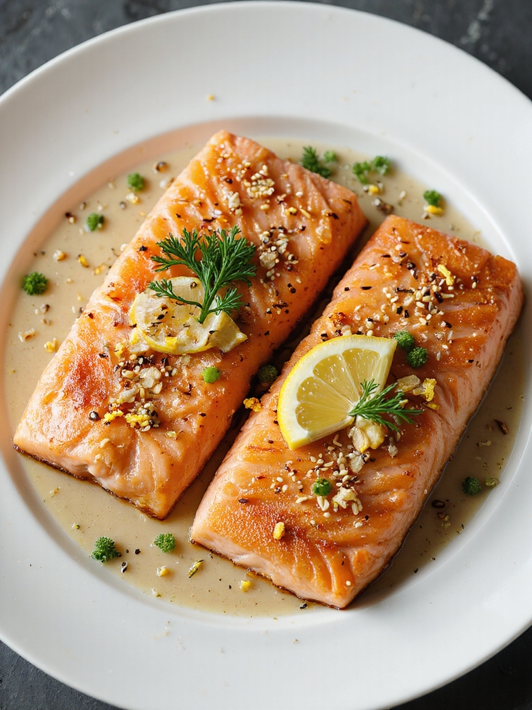 crisp skinned perfectly seasoned salmon