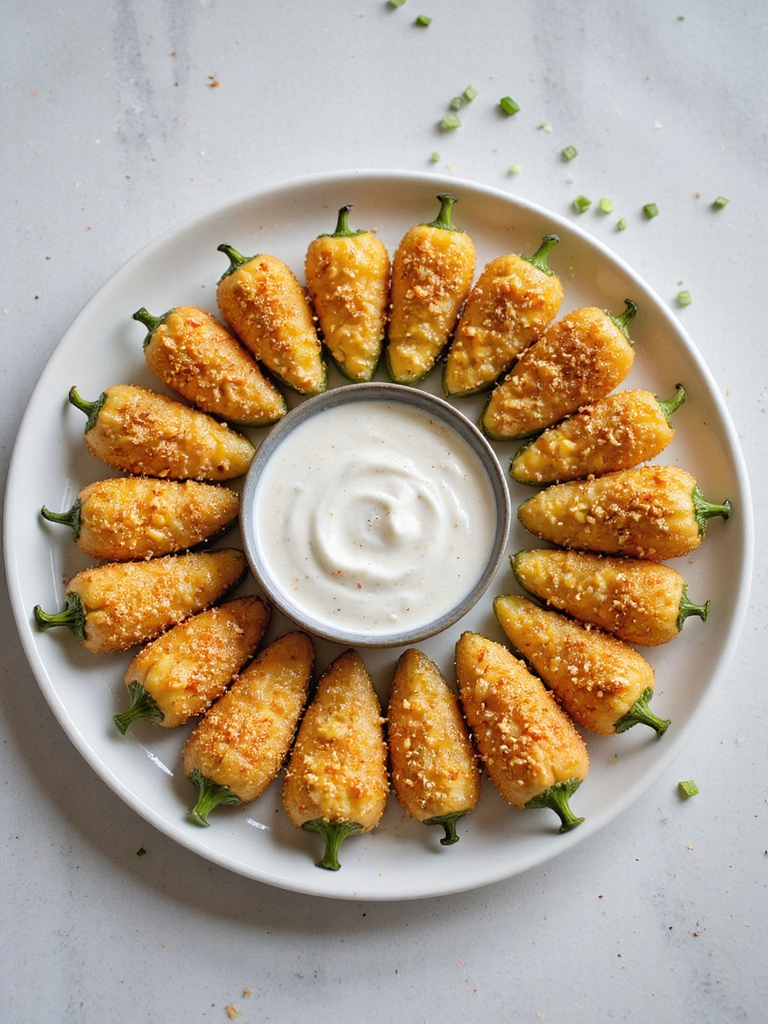 crispy air fried cheesy jalape os