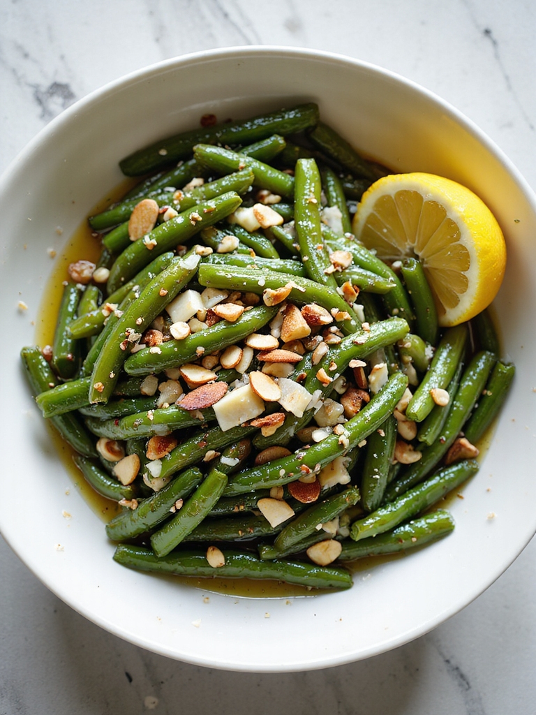 crispy air fried green beans