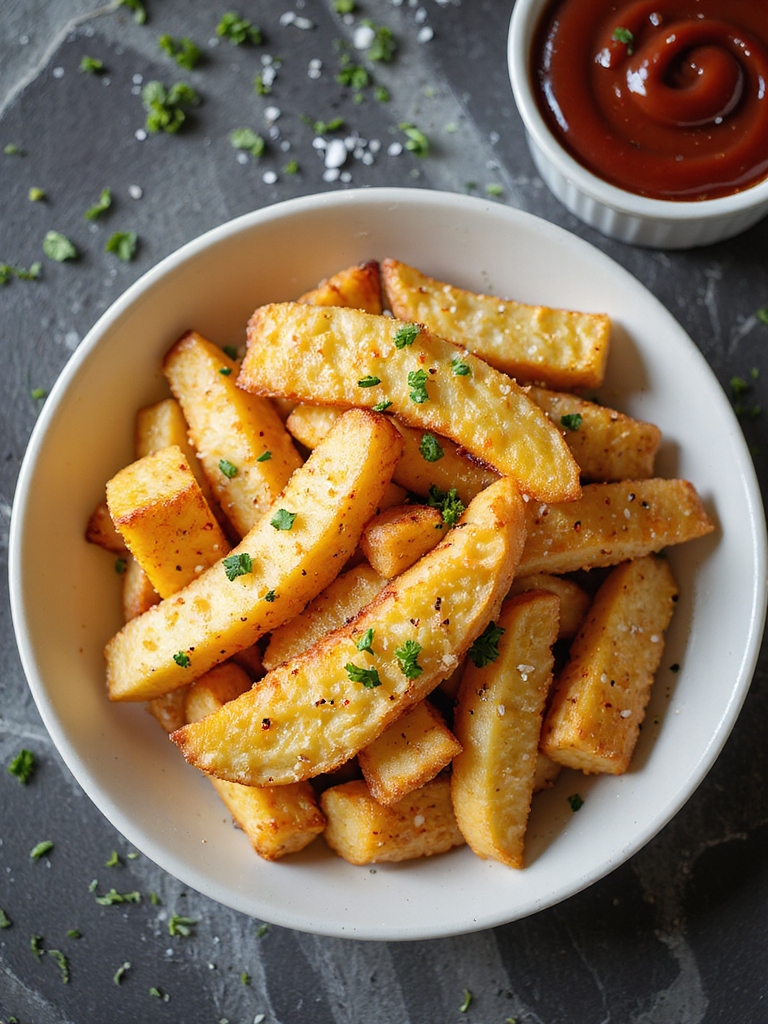 crispy air fried steak fries